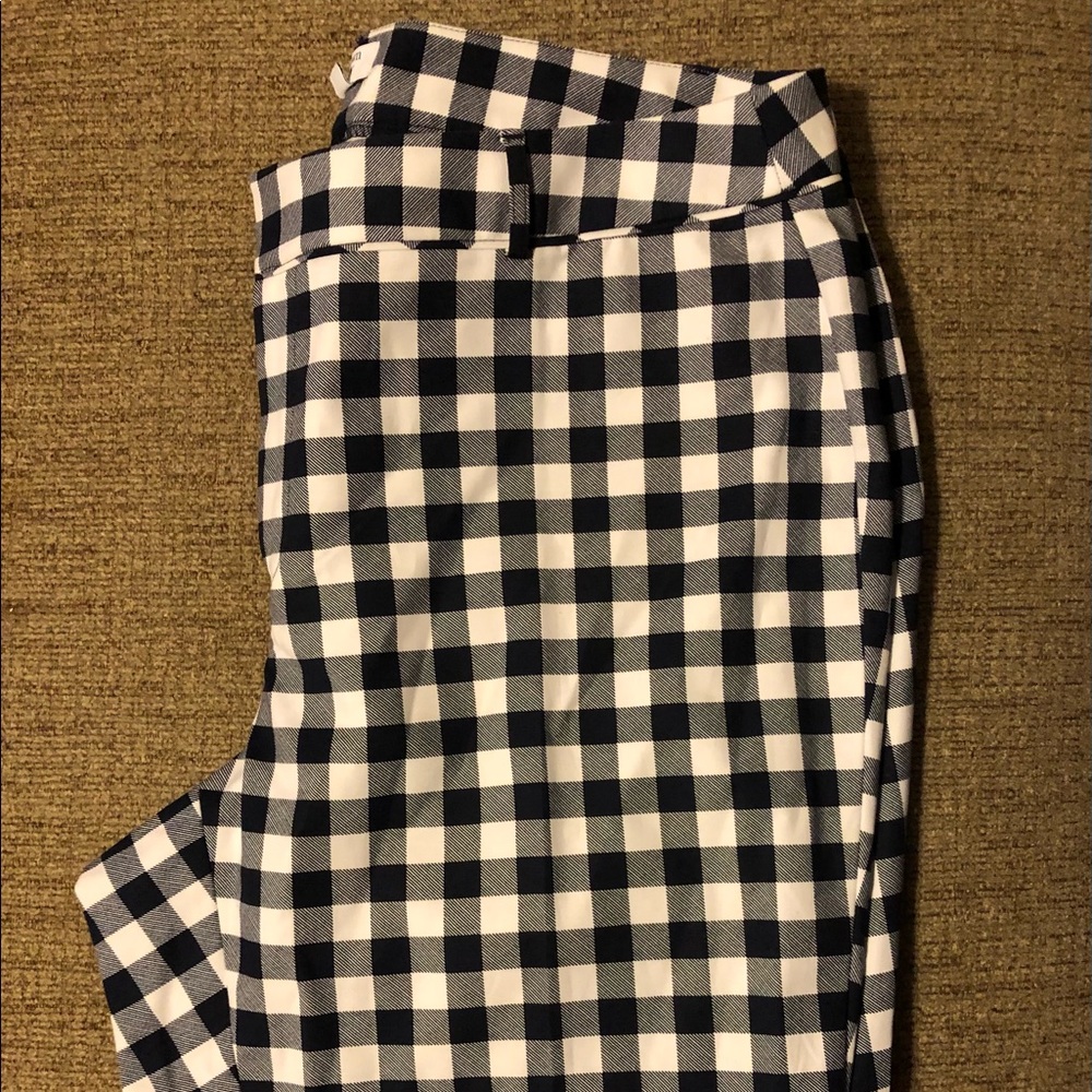 Crown & Ivy Buffalo Check Pants SZ 16W